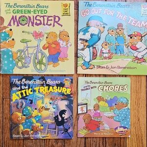 Berenstain Bears Set Of 4 Paperback Books
